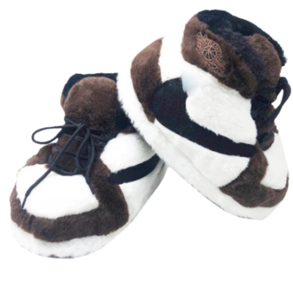 Air jordan fluffy online slippers