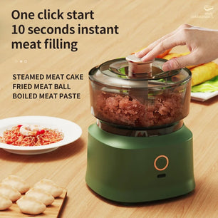 Electric garlic blender