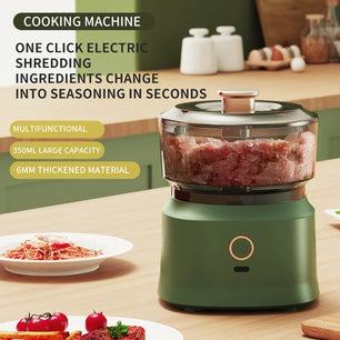 Electric garlic blender