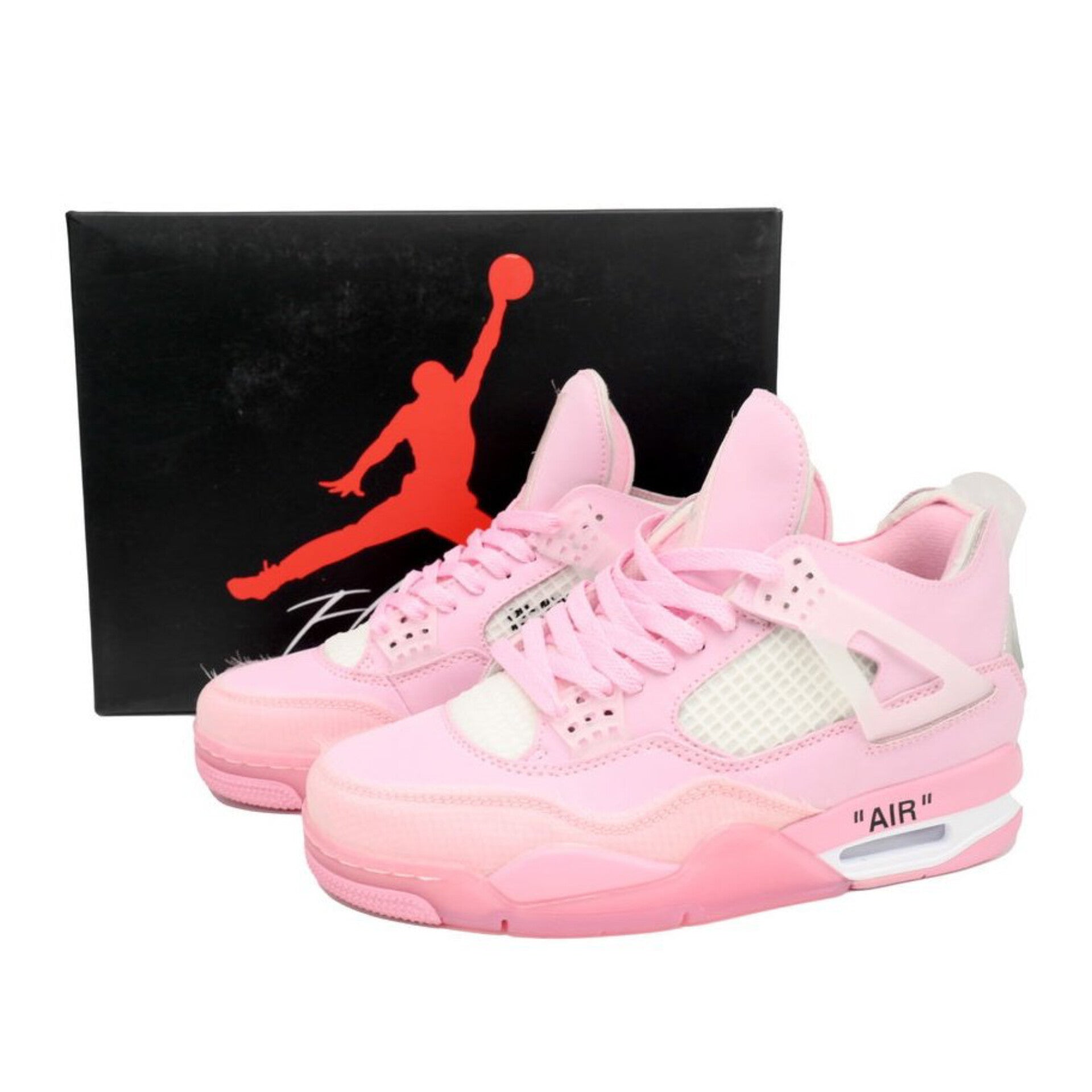 Air Jordan 4 retro Pink off-white sail