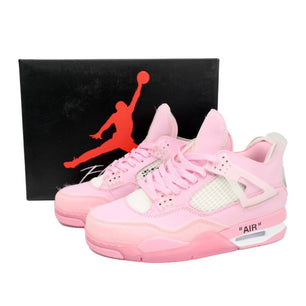 Air Jordan 4 retro Pink off-white sail