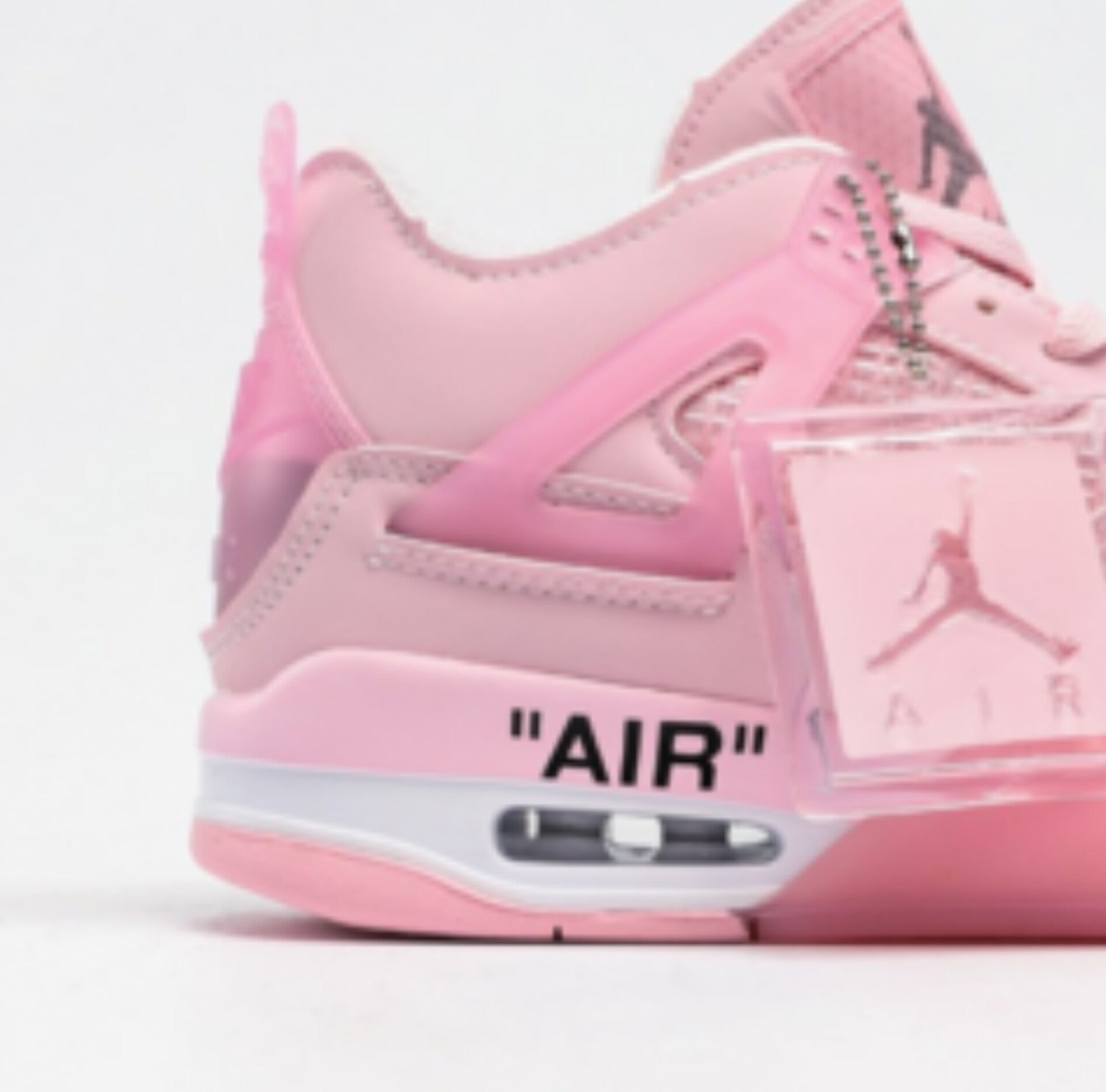 Air Jordan 4 retro Pink off-white sail